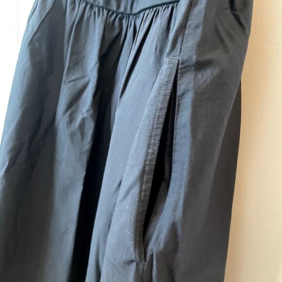 J.Crew Drop Waist Mixy Dress Scoop Neck Wedding Vacation Trip CJ498 Black Petite - Picture 6 of 15